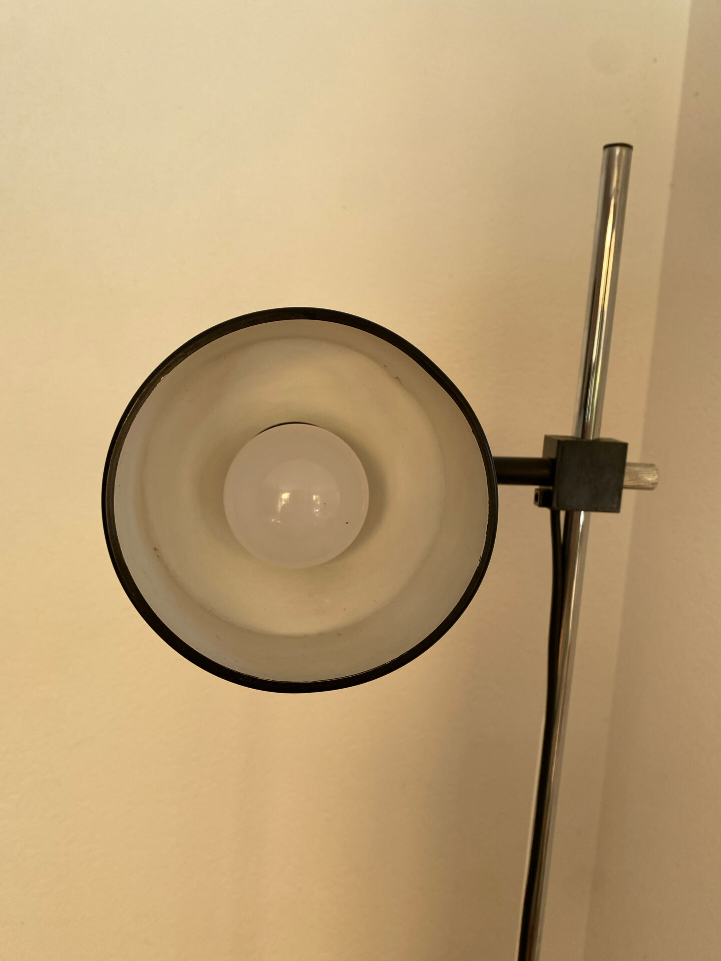 Floor lamp, chrome steel, adjustable, Staff L401