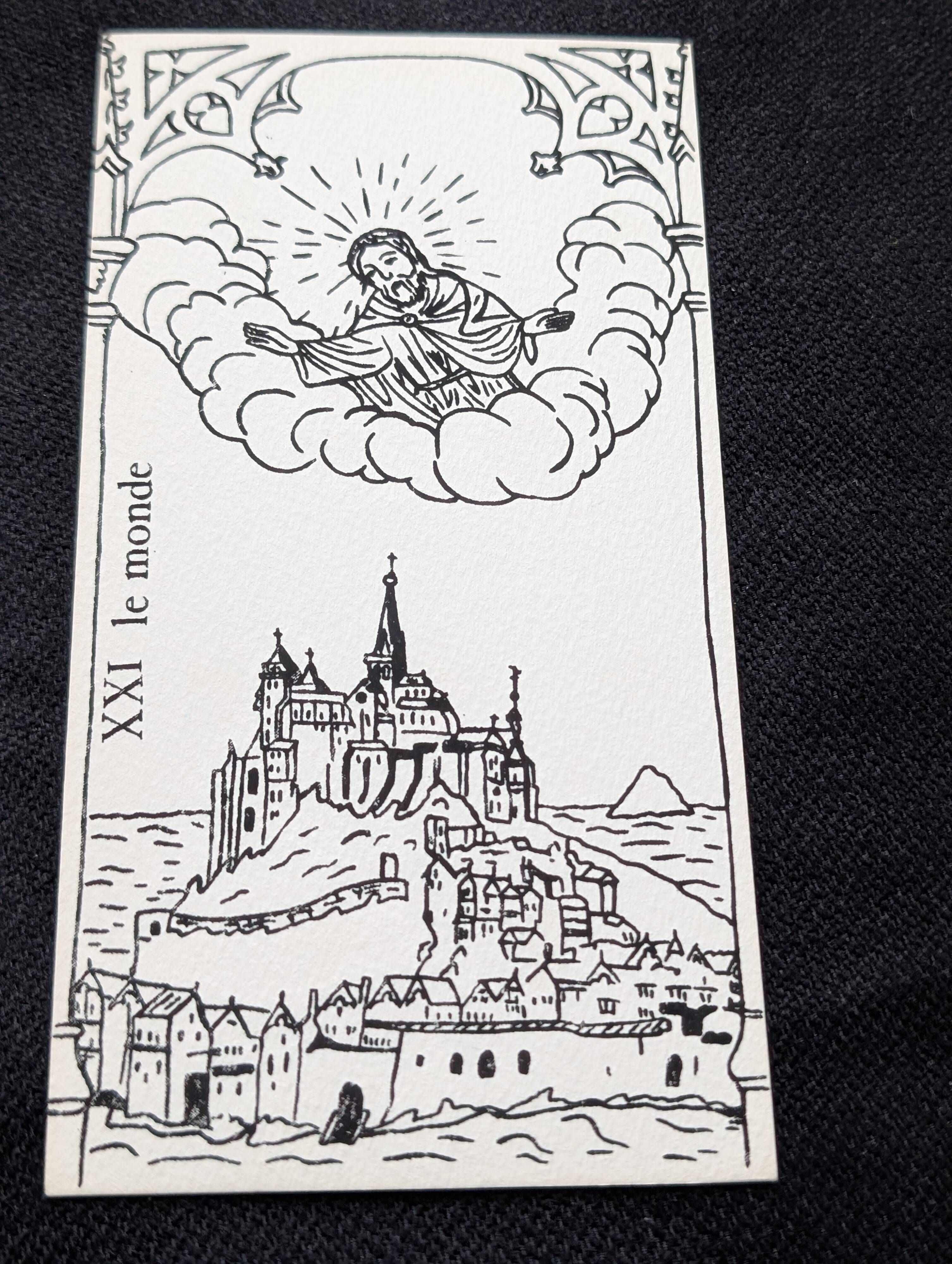Rare copy "The French Tarot", exceptional number 173/2200