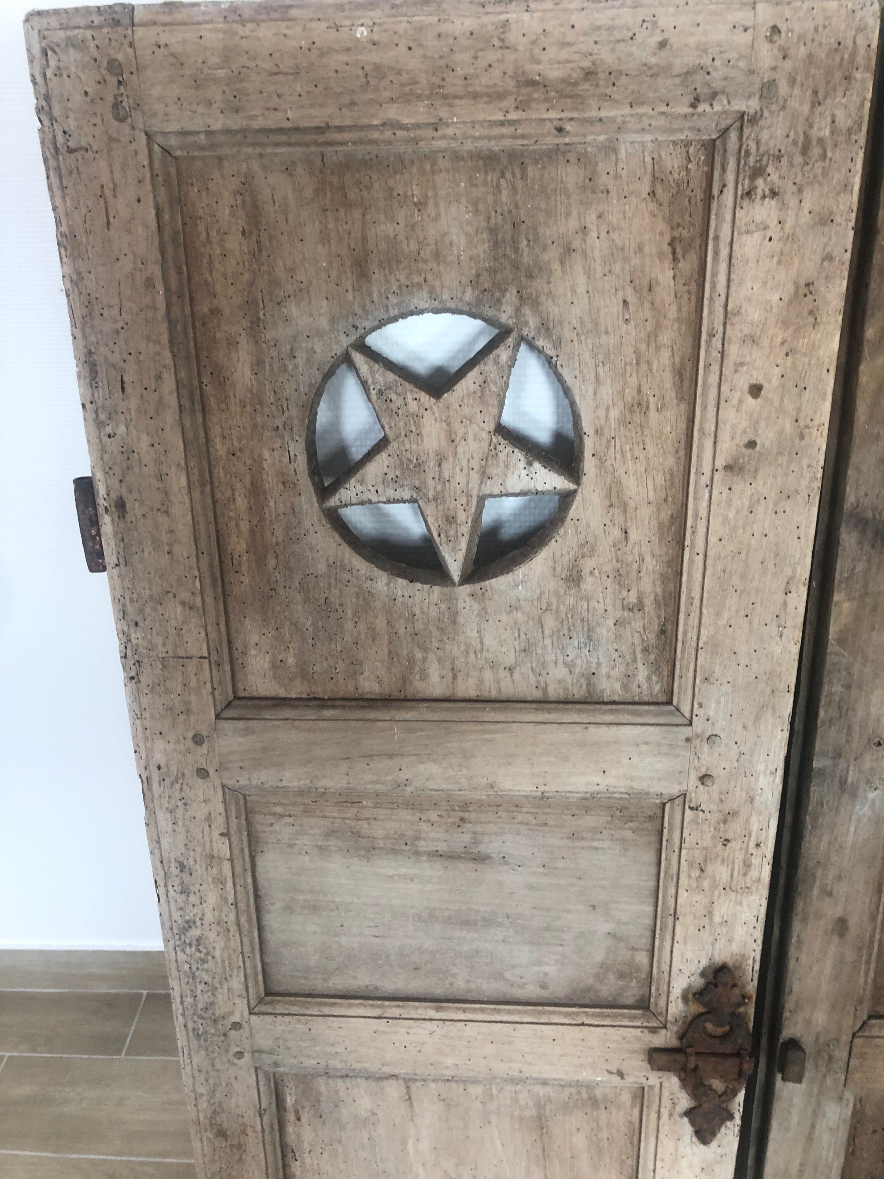Old wooden doors (wardrobe, cupboard)