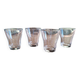 Lot de quatre verres