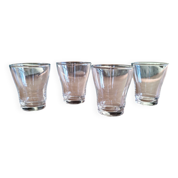 Set of four glasses