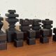 Wooden chess set, 1970