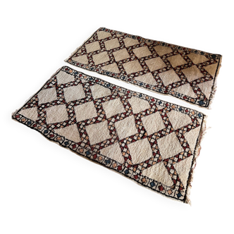 Set of 2 Beni Ouarain Berber rugs - 146x75cm