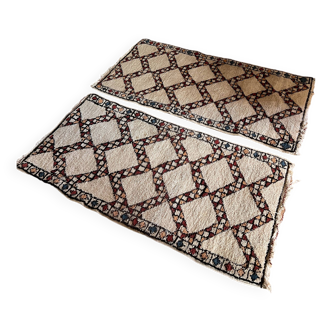 Lot de 2 tapis berbère Beni Ouarain - 146x75cm