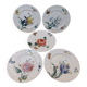 5 flat plates Villeroy Boch model Bouquet ø 26 cm