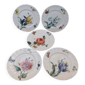 5 flat plates Villeroy Boch model Bouquet ø 26 cm