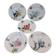 5 flat plates Villeroy Boch model Bouquet ø 26 cm