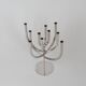 Chandelier cinétique moderniste du milieu du siècle, plaqué argent, à 10 lumières, Berndorf, années 1960