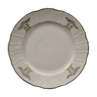 Assiette de service du milieu du siècle porcelaine Bernadotte, vers les années 1960.