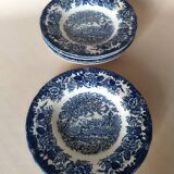4 Lunéville "English Style" soup plates