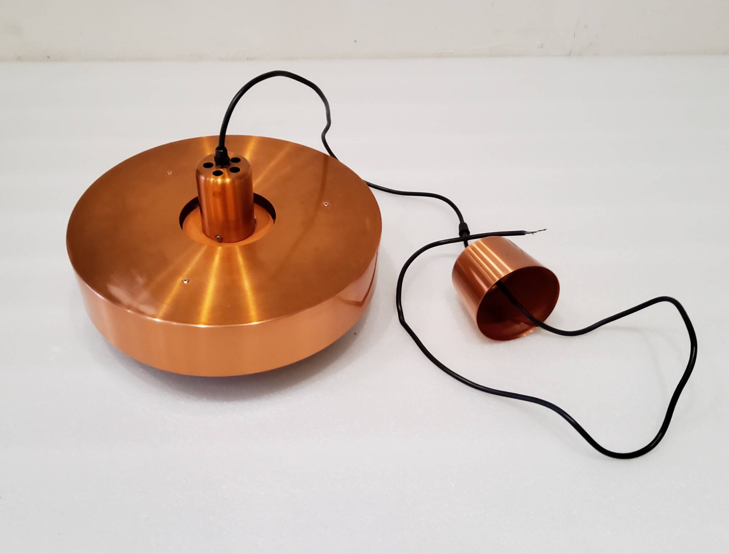 Danish suspension light by Jo Hammerborg for Fog and Morup, 1963 vintage.