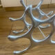 Vintage aluminum bottle holder