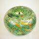 Blown Glass Vase with Gold Inclusion Jc Novaro (Biot)