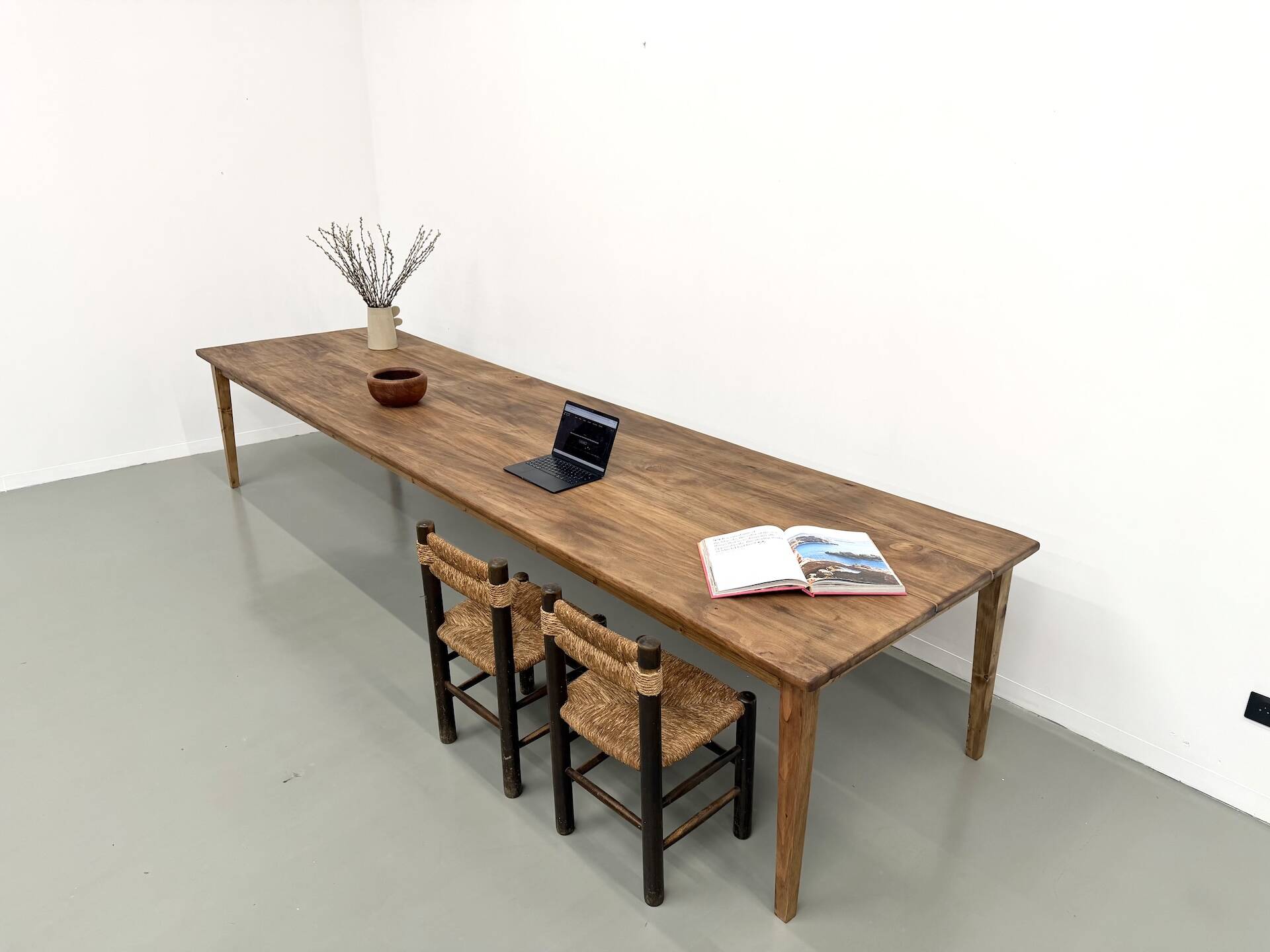 Large XXL Farm Table 4 Metres in Solid Chestnut