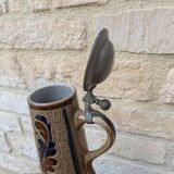 Marzi and Remy Germany decorative beer mug in glazed ceramic