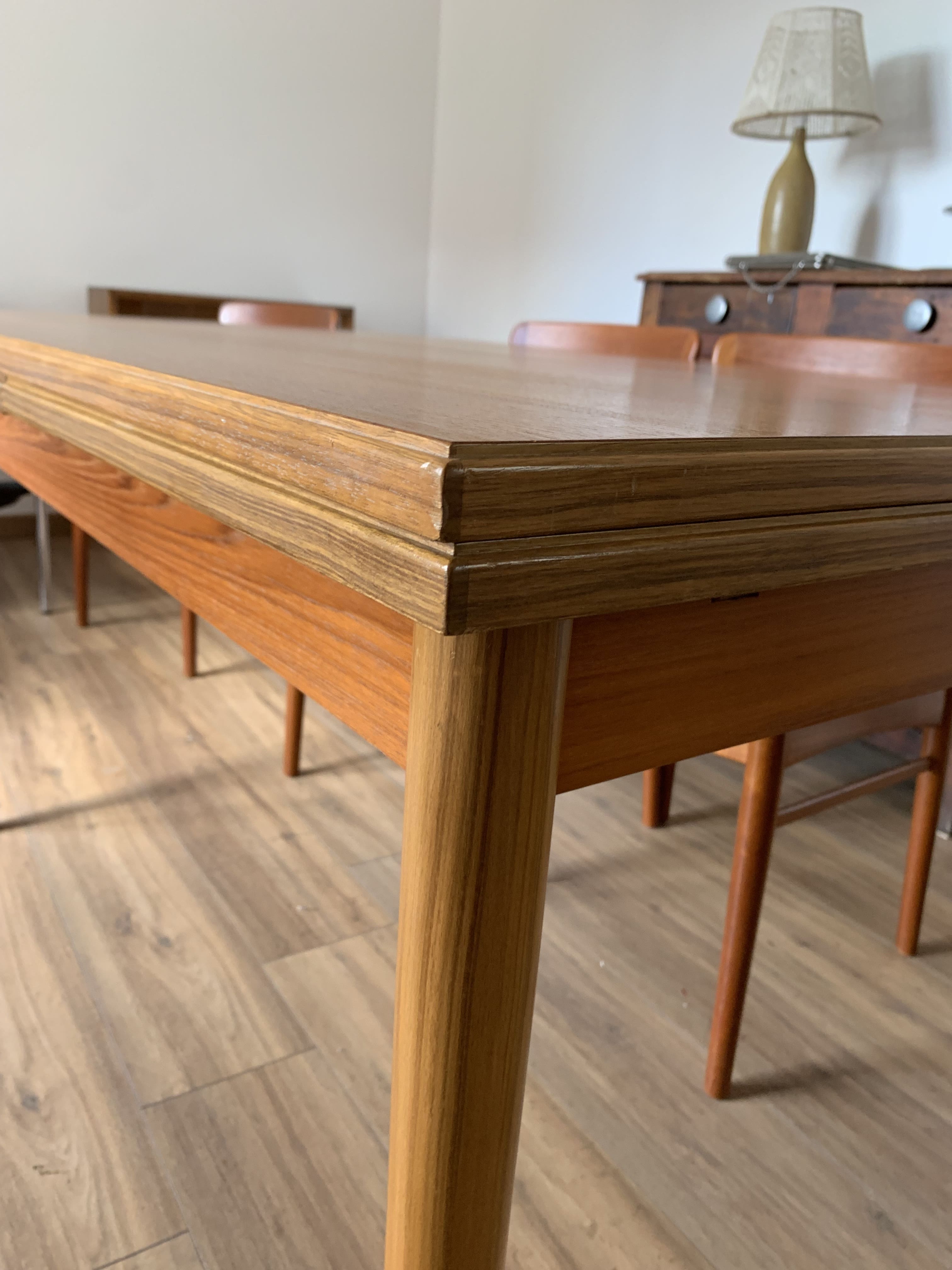 Dining room table "wallet" - 2M40 unfolded