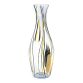 Carafe en verre, moderne du milieu du siècle, Kamenický Šenov, Tchécoslovaquie, années 1950