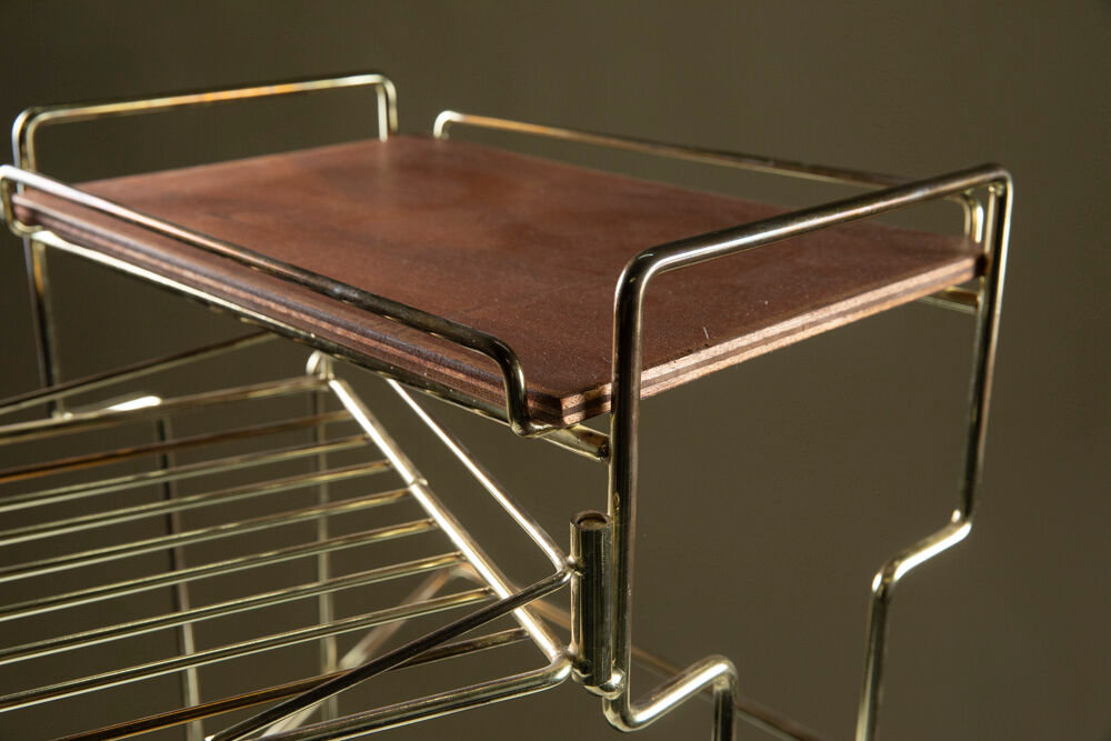 Accent furniture in gilded metal