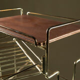 Accent furniture in gilded metal