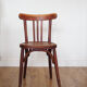 Lot de chaises bistrot en bois vintage