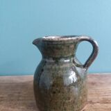 Milk jug pitcher signed Grès Migeon La Borne 60s to 70s