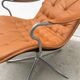 "Bravo" armchair by Jan Ekström for Conform in leather and aluminium, Sweden 2018