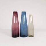 Midcentury Collection of 3 Bird Carafes by Iittala, Timo Sarpaneva, Finland, 1950s