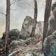 Table 2x Watercolours by Abel Chancel (1847-1917) School of Fontainebleau