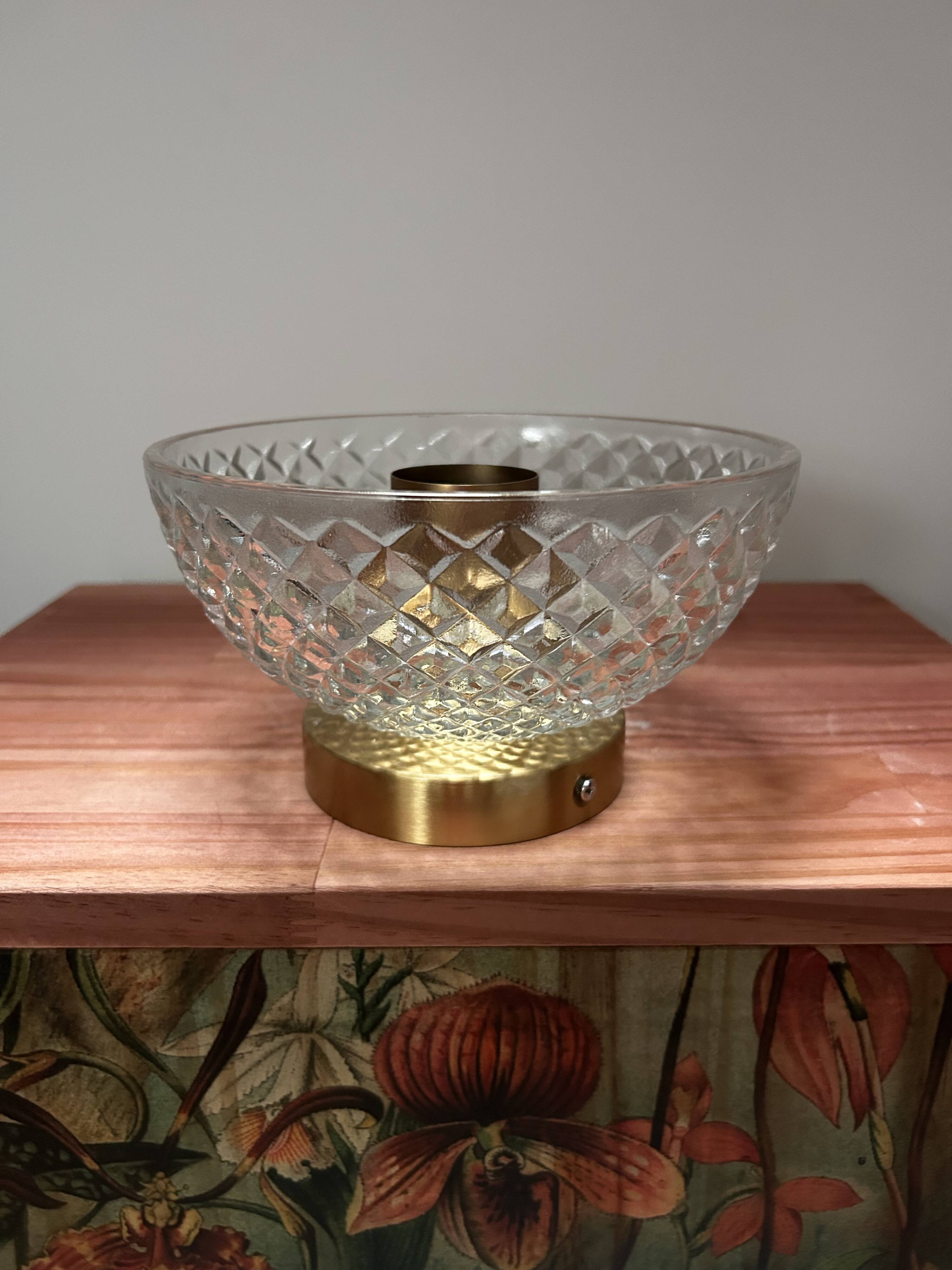 Vintage globe wall light