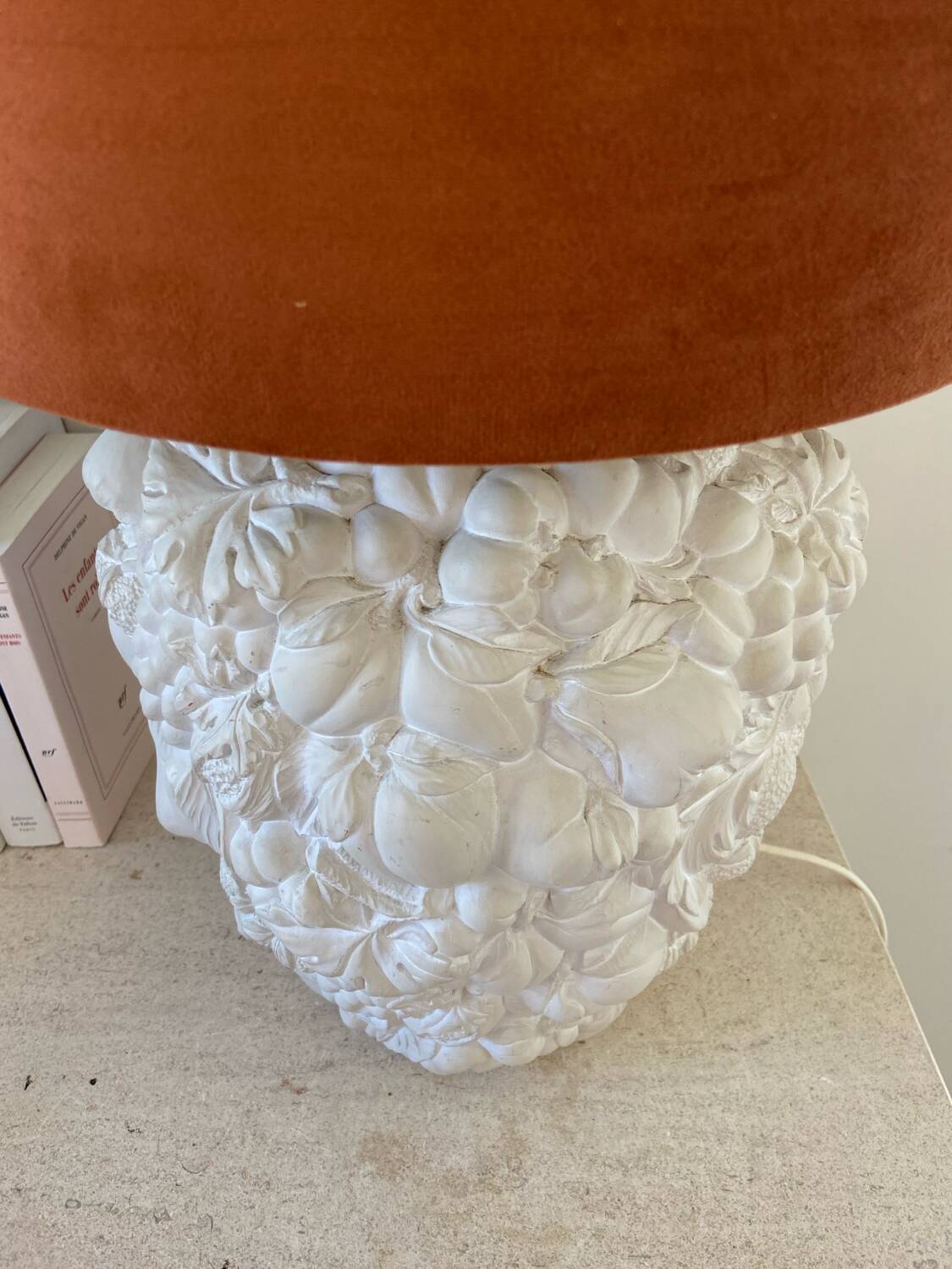 Lampe "fruitée" en céramique, Italie vers 1970