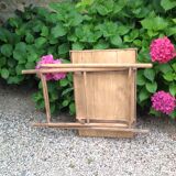 Wooden folding table