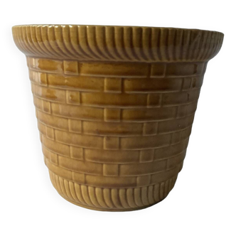 Cache pot barbotine panier