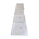 Lot de 5 serviettes ou essuie-mains monogrammées