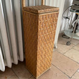 Rattan bread box