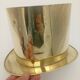 Ice Bucket Champagne Cooler Top Hat Vintage Brass