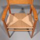 Dining chairs oak and new papercord by Hans J. Wegner for Carl Hansen CH37