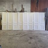 Old set of 8 cupboard doors