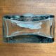 Postmodern glass block vase by Rosenthal, 1980s.