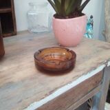 Amber vintage Italian ashtray