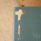 Antique French wooden stool