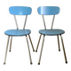 Vintage Blue Formica Chairs