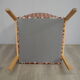 Vintage wood armchairs and fabrics 70s