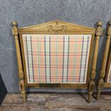 Directoire period bed in light wood circa 1800