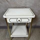 Metal bedside table