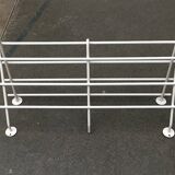 Mid-century modern minimalist metal coat rack from the 1960s.