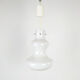 Suspension in white opaline Italy 1960