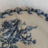 4 flat plates "thistles" from gien