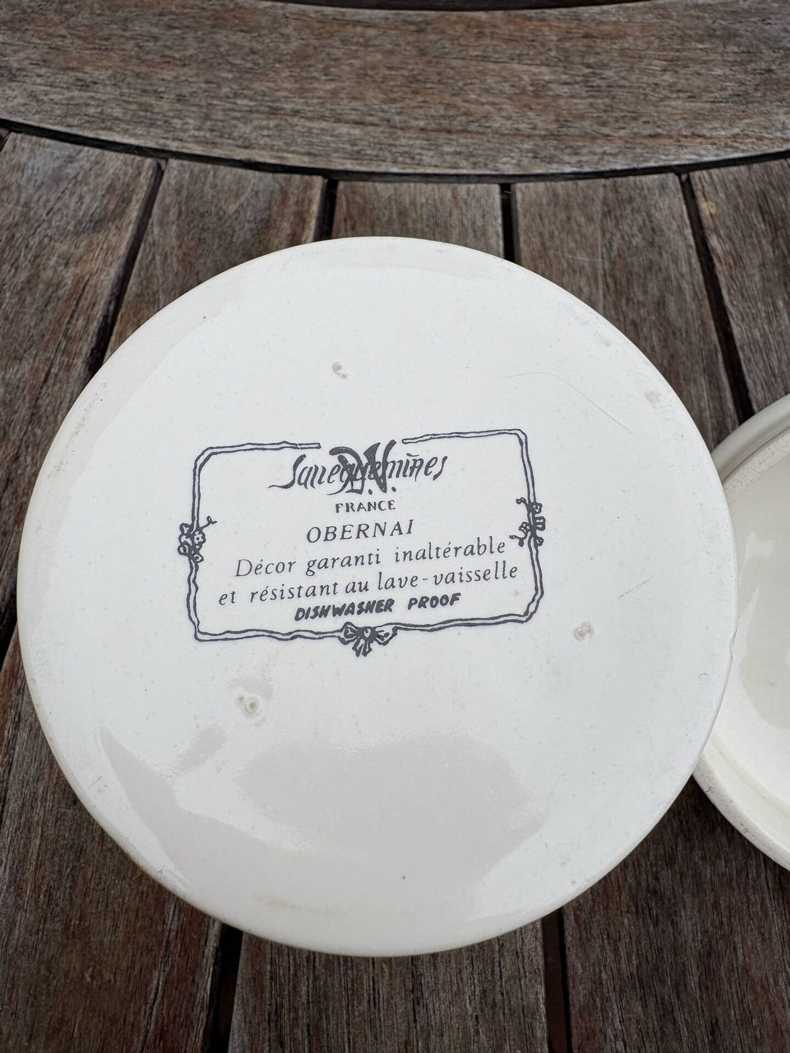 Terrine pot Sarreguemines
