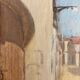 Huile sur carton vintage