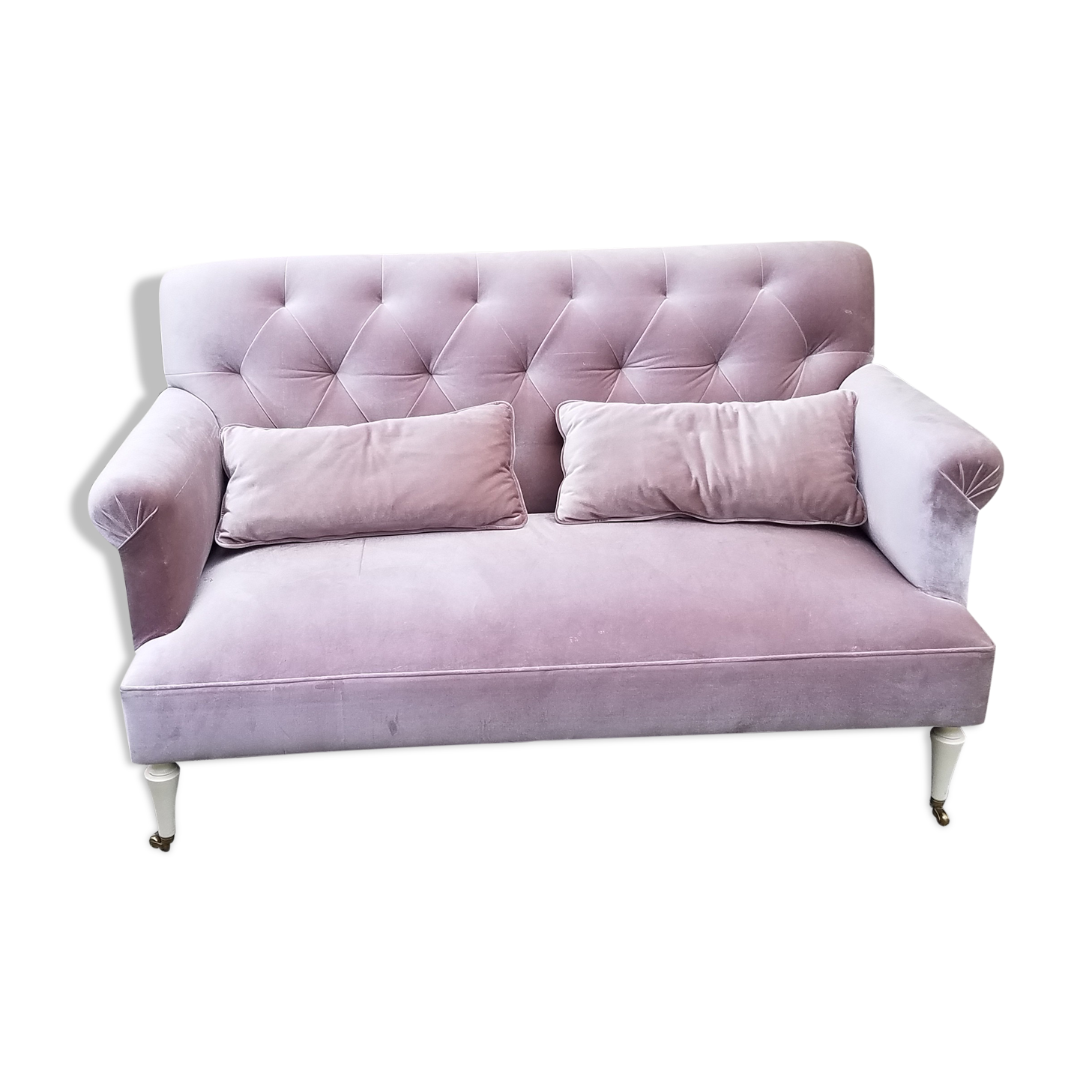 Velvet sofa
